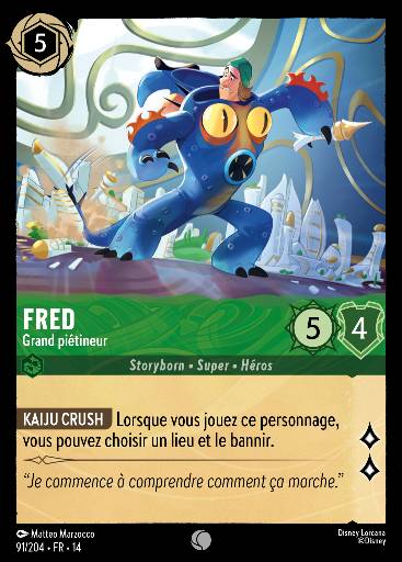 Fred - Grand piétineur