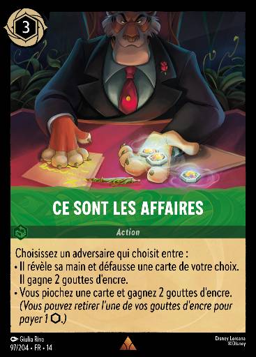 Ce sont les affaires