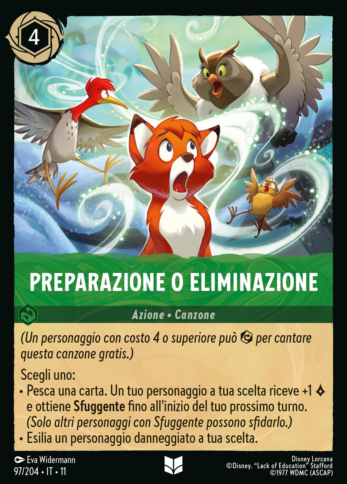 Preparazione o Eliminazione