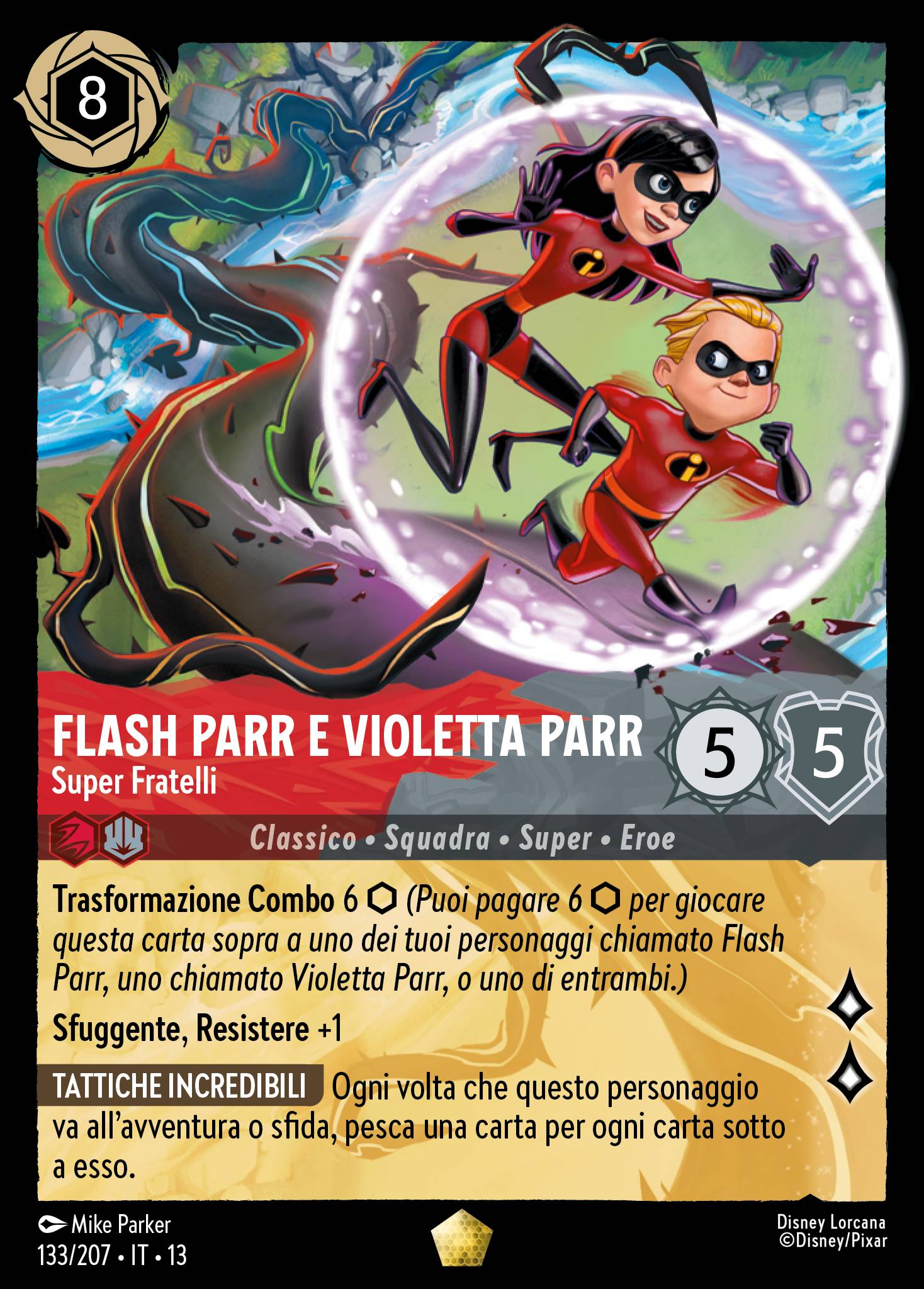 Flash Parr e Violetta Parr