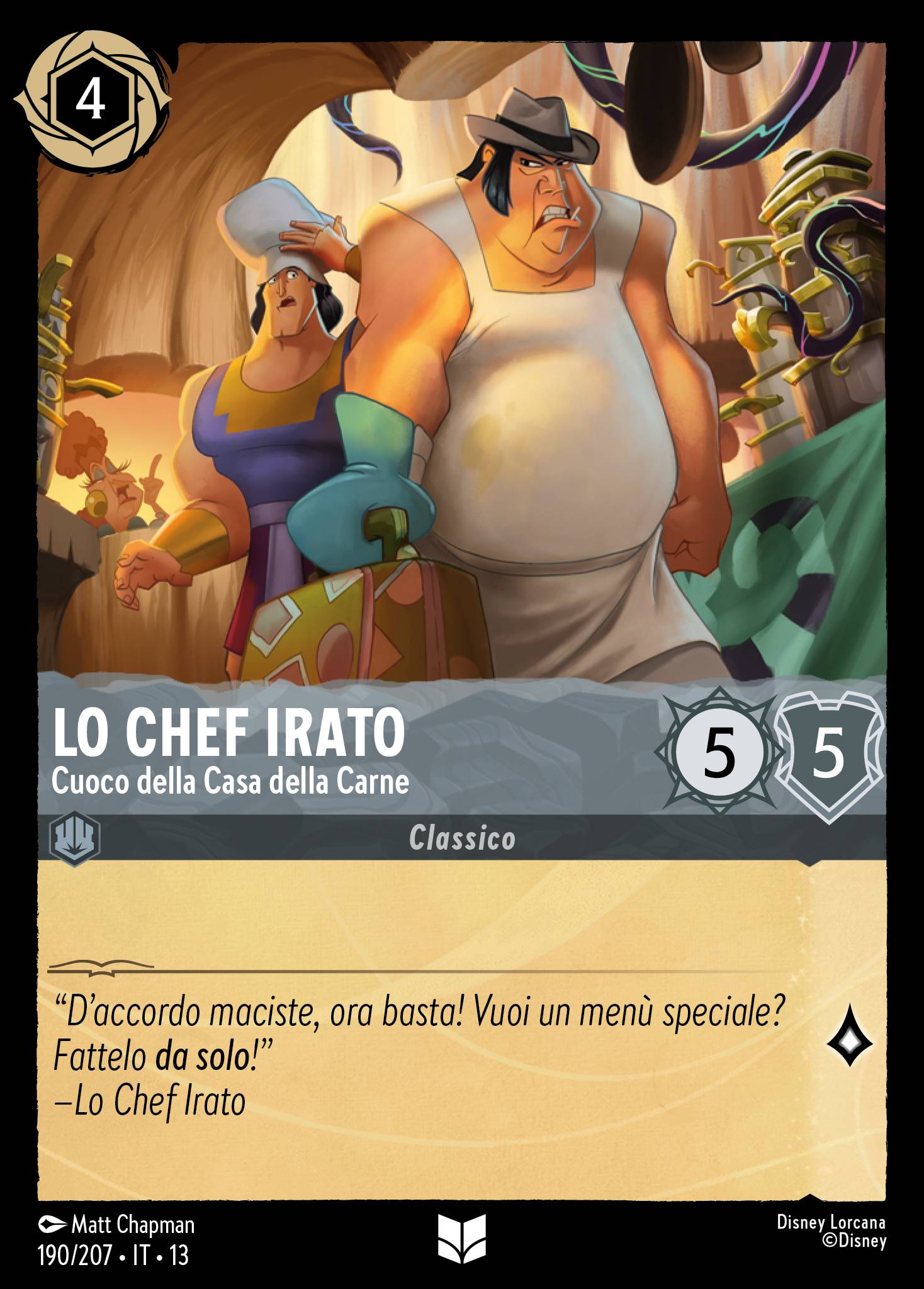 Lo Chef Irato