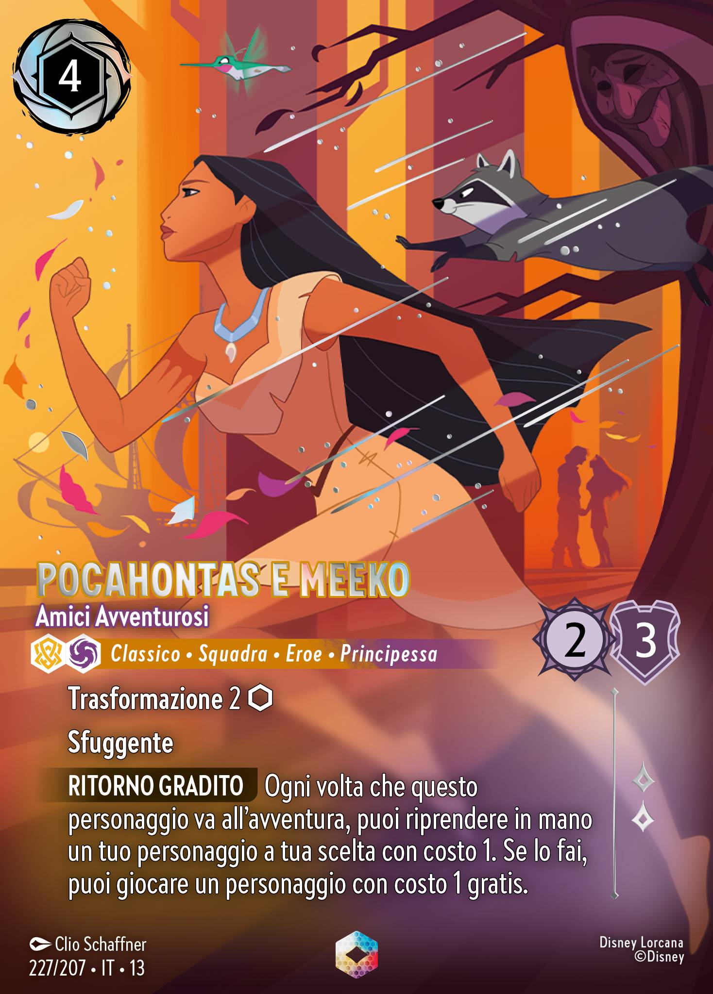 Pocahontas e Meeko