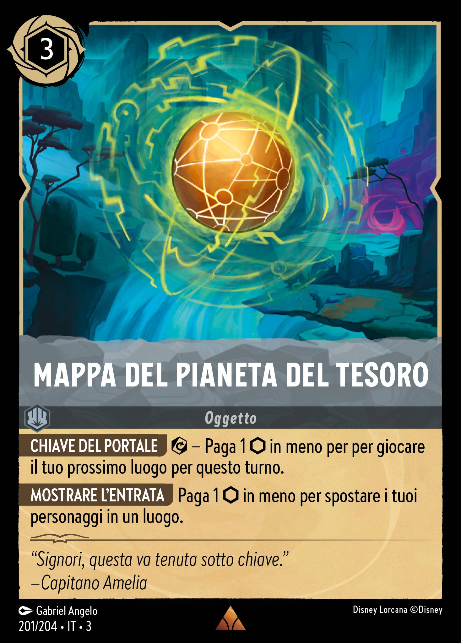 Mappa del Pianeta del Tesoro