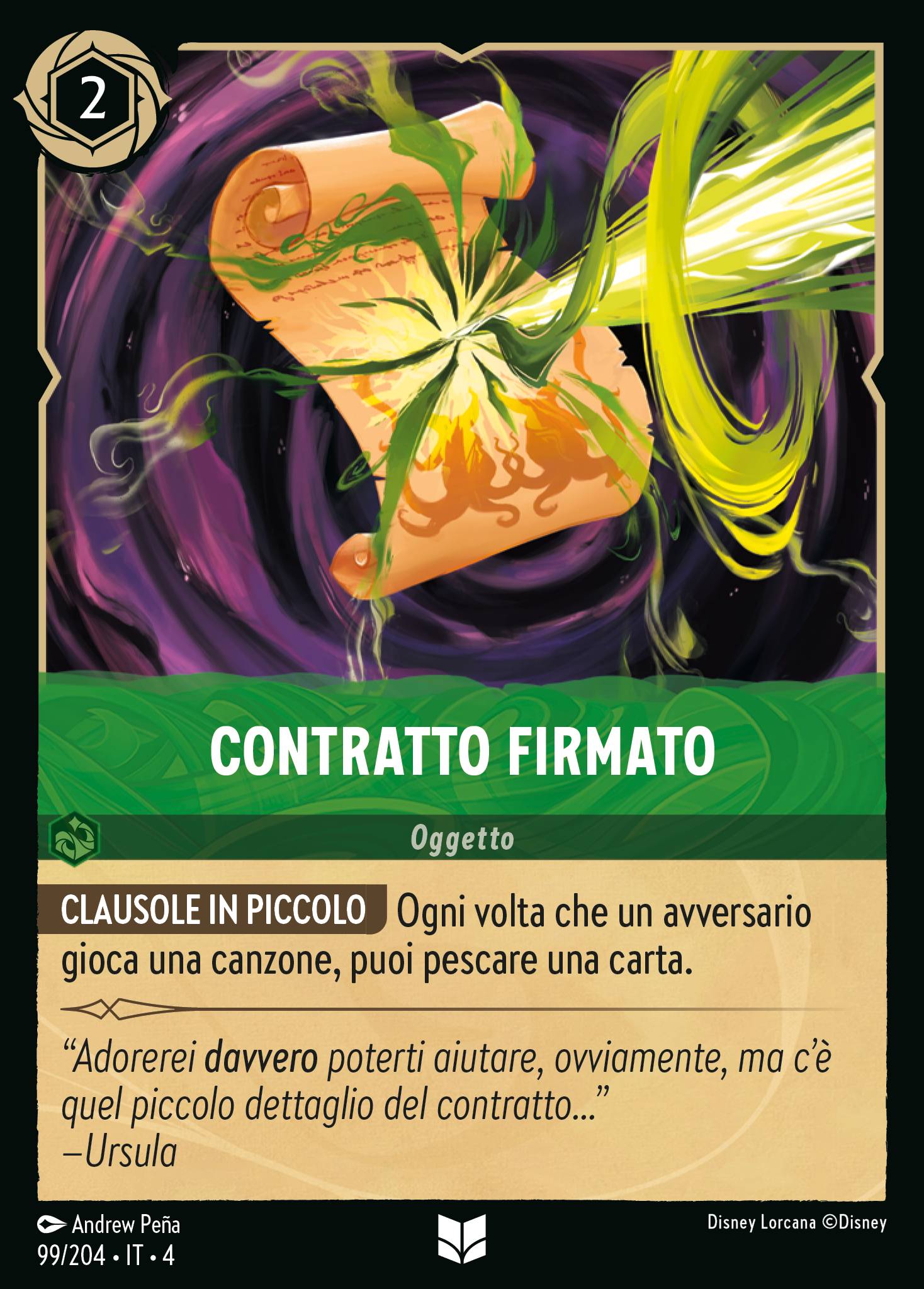 Contratto Firmato
