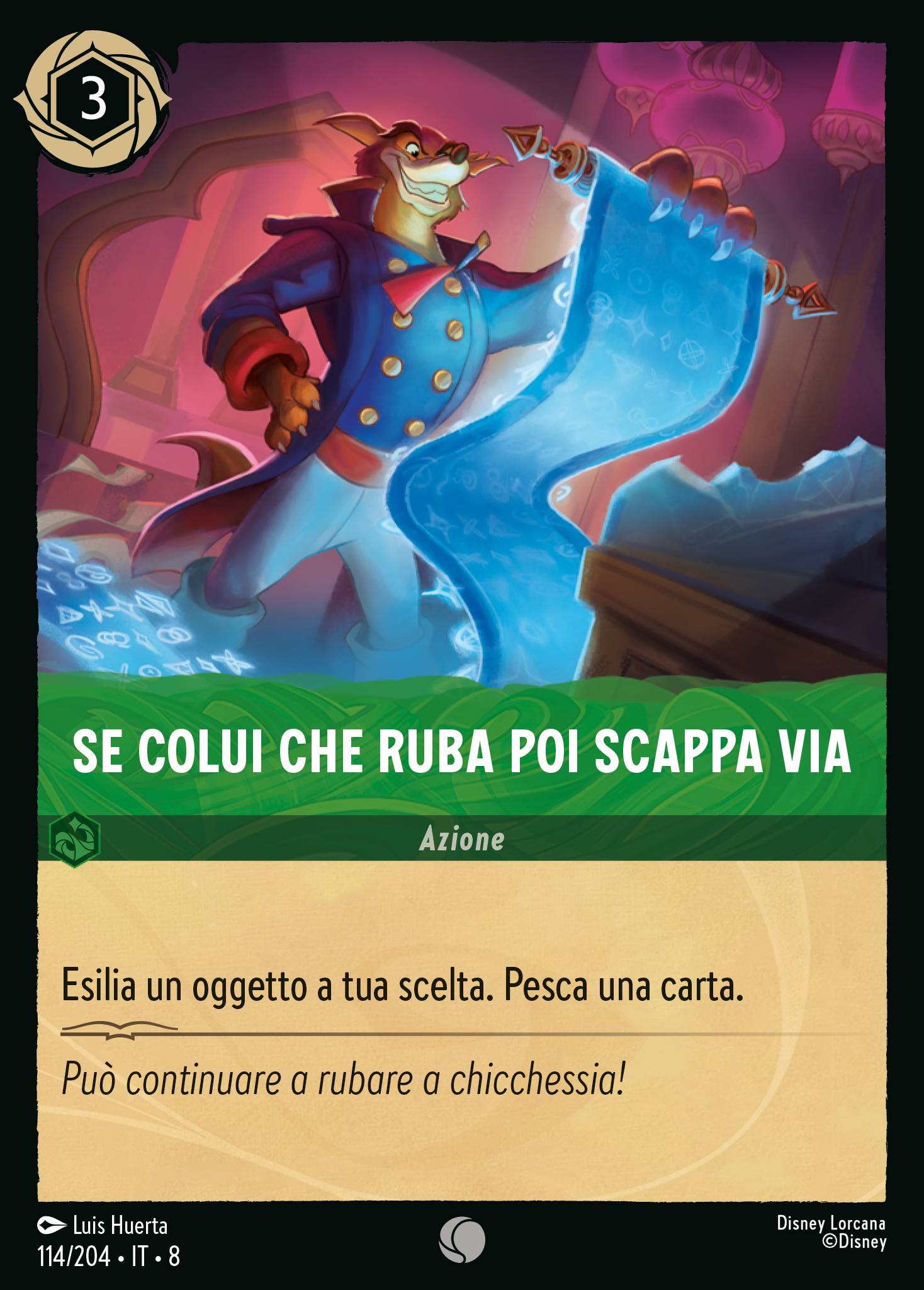 Se colui che ruba poi scappa via