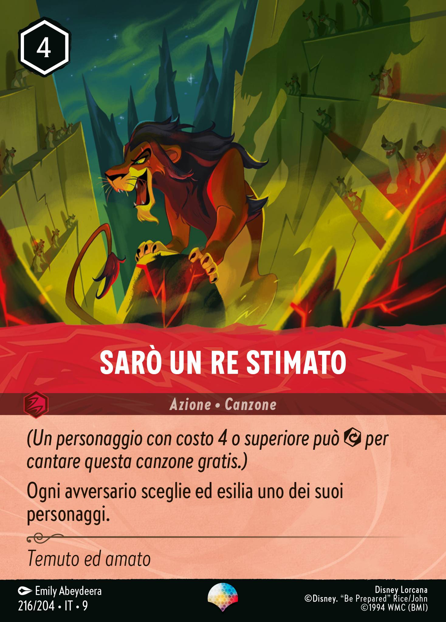 Sarò un Re Stimato